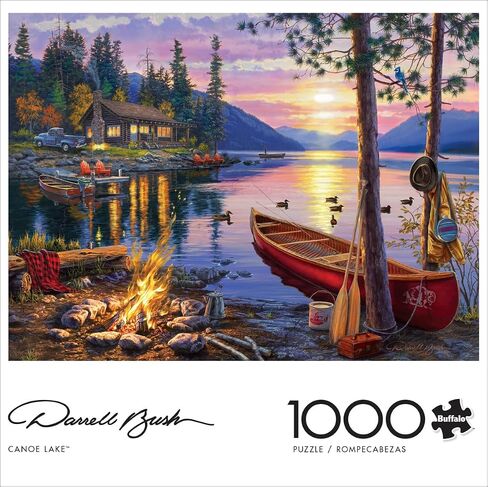 Buffalo Games - Garry Walton - Yosemite Picnic - 300 Piece Jigsaw Puzzle for Adults Challenging Puzzle Perfect for Game Nights - Finished Puzzle Size is 21.25 x 15.00 in Saudi Arabia