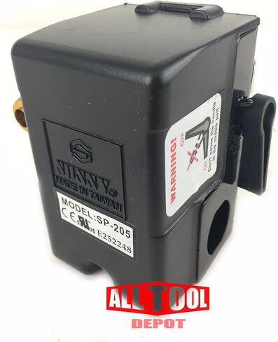 مفتاح ضغط الهواء الثقيل ، Sunny H1 ، منفذ واحد ، 140-175 رطل ، 25 أمبير ، رافعة القطع التلقائية/إيقاف التشغيل in Saudi Arabia