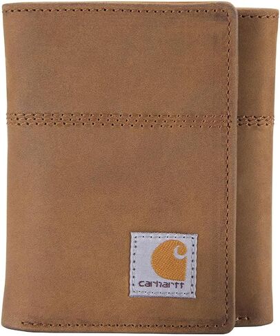 Carhartt Men's B0000208 Saddle Leather Trifold Wallet in Saudi Arabia