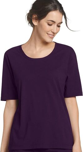 Jockey Women's Sleepwear Everyday Essentials 100% Cotton Short Sleeve Tee in Saudi Arabia