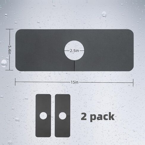 Diatomite Faucet Mat, Absorbent Kitchen Sink Pad, Waterproof, Gray in Saudi Arabia
