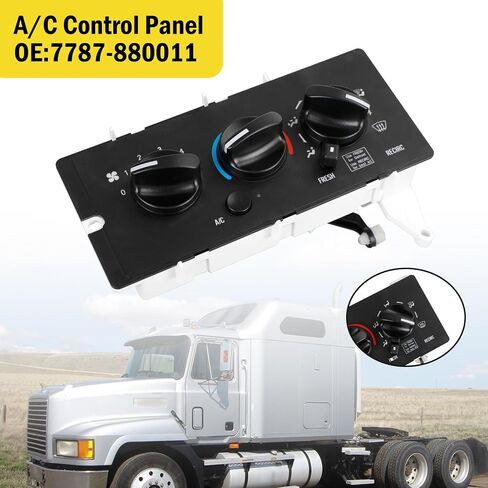 لوحة التحكم A/C تناسب Mack CH613 CV713 2001-2005# 1000149542A ، 880011،7787-880011 ، 1000149542 ، 3899002 ، 850-7450 ، 11-1225 in Kuwait