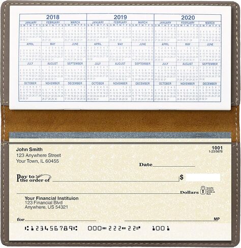 Floral Filigree Laser Engraved Leatherette Checkbook Cover in Saudi Arabia