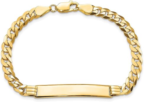 14K سوار معرف التعرف على جائزة الرابط الذهب الأصفر الصلب in Kuwait