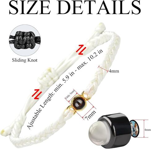 Custom Bracelets with Picture Inside, Picture Bracelet Personalized Photo, Memorial Gifts for Loved One in Kuwait