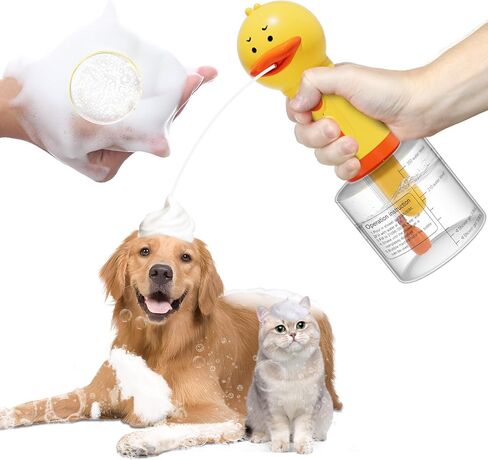 آلة رغوة تنظيف الكلاب الكهربائية، موزع صابون قابل لإعادة الشحن للكلاب 1200 مللي أمبير في وضع الاستعداد الطويل للغاية، سعة 350 مل، مقاومة للماء IPX7، تنظيف عميق لفرو الحيوانات الأليفة، مستلزمات حمام الكلاب (V2) in Kuwait
