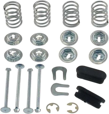 حذاء طبلة فرامل حذاء ألقا أسفل أحذية Kit-Brake ، أوقف أكياس أكياس خلفية أمامية واحدة لجيب ، من أجل الحصاد الدولي ، لفورد ، لدودج ، ل Chevy in Kuwait