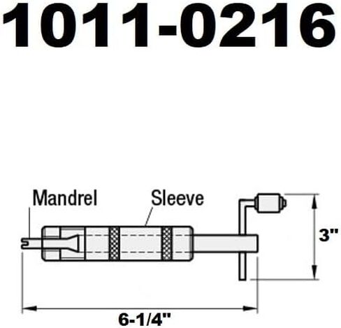 HHIP 1011-0216 Threading Wire Insert Installation Tool, 5/16-18 Insert Thread in Saudi Arabia