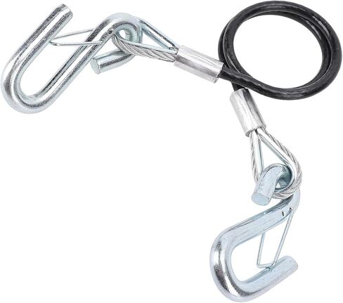 كابل سحب السلامة مقطورة مع خطاف S 3500 رطل الحمل تحمل 27.6 بوضع الحد الأقصى لحبل سحب الربيع للربع لرفاق RV (مع خطاف واحد) in Kuwait