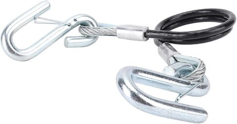 كابل سحب السلامة مقطورة مع خطاف S 3500 رطل الحمل تحمل 27.6 بوضع الحد الأقصى لحبل سحب الربيع للربع لرفاق RV (مع خطاف واحد) in Kuwait