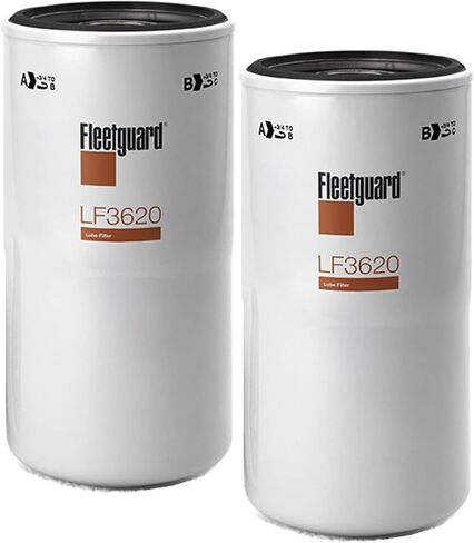 FleetGuard الأصلي - Cummins Filtration LF3620 FleetGuard Lube Filter (حزمة 2) ، يحل محل Baldwin B495 ، Donaldson P552100 ، Luber Finer LFP2160 ، WIX 51971 in Kuwait