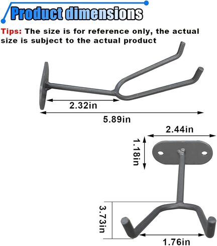 3PCS Heavy Duty Wall Mount Spray Gun Holder, Gravity Feed Paint Gun Holder Stand, Heat Gun Cup Bracket, Attach to Spray Booth Walls & Work Station in Saudi Arabia