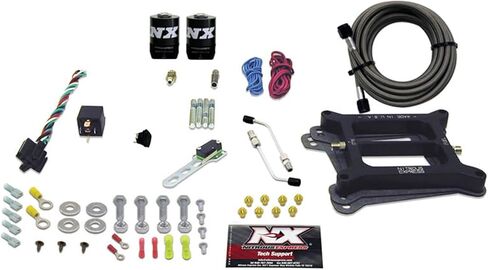 Nitrous Express-4150 4-BBL/Gasoline Nitrous Kit (100-500HP) W/O زجاجة (50040-00) in Saudi Arabia
