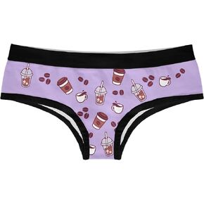 Crazy Dog T-Shirts Womens I Like Coffee And Maybe 3 People Panties Funny Bikini Brief Graphic Novelty Underwear in Kuwait
