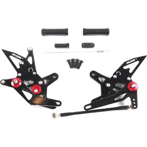 V2.0 REALSETS قابل للتعديل متوافق مع Kawasaki Ninja ZX6R ZX636 2007-2008 ، أسود in Kuwait