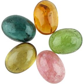 5 Pcs,14X10 MM, AURA GEMS Natural Black Onyx,Cabochon, Oval, Shape, Jewelry Making Supply, Chakra Energy Healing Gemstone, Real Crystal, Birthstone, Wholesale deal in Saudi Arabia