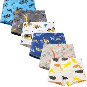 ملابس داخلية الأولاد ، Boys Boys Boys Shorts ملخصات 6 حزمة الأطفال الأطفال الداخليين القطن 2-12 سنة in Kuwait