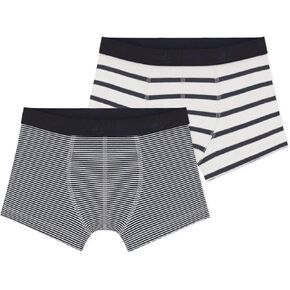 Petit Bateau Boys' Pinstriped Boxer Shorts - 2-Pack STYLE A01FR-A01DF SIZES 2-18 YEARS in Kuwait