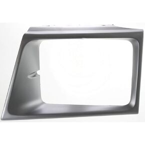 For Ford Econoline Van 1997 98 99 00 01 2002 Headlight Bezel Driver and Passenger Side | Pair | w/Sealed Beam | Silver | Replacement For FO2512158, FO2513158 | 615343332390, 615343332475 in Saudi Arabia