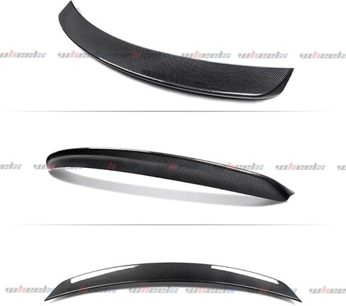 المفسد الجذع الخلفي متوافق مع 2011-2023 Chrysler 300 300C 300S ، مفسد Duckbill يناسب 11-23 ، خارجية ركلة العالية شفة جناح سطح السفينة (أسود لامع) in Kuwait