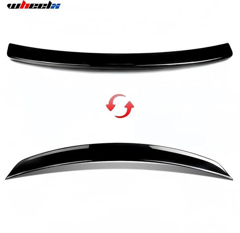 Rear Trunk Spoiler Compatible with 2011-2023 Chrysler 300 300C 300S, Duckbill Spoiler Fits for 11-23, Exterior High Kick Tail Deck Lid Wing Lip (Glossy Black) in Kuwait