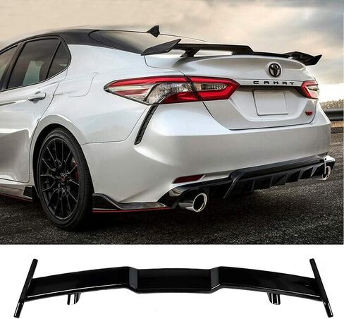 المفسد الخلفي Paisen لعام 2018-2025 Toyota 8th Gen Camry le se xle xse trunk spoiler spoiler splitter gloss black abs in Saudi Arabia