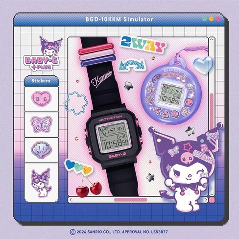 Casio Baby-G Plus Kuromi Collaboration Watch BGD10KKM-1 in Saudi Arabia