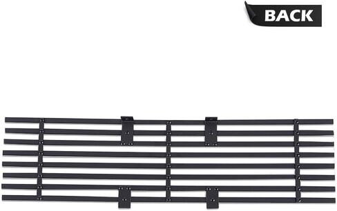 PIT66 PIT66 PUMPER LOWER BILLET GRILLE INSERT ، متوافق مع Ford 2009-2014 F150 F-150 Pickup Black Fendizontal Grill (Not Fit Harley Davidson and Raptor) F66789H in Kuwait