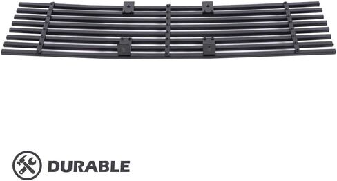 PIT66 PIT66 PUMPER LOWER BILLET GRILLE INSERT ، متوافق مع Ford 2009-2014 F150 F-150 Pickup Black Fendizontal Grill (Not Fit Harley Davidson and Raptor) F66789H in Kuwait