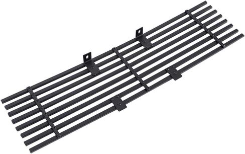 PIT66 PIT66 PUMPER LOWER BILLET GRILLE INSERT ، متوافق مع Ford 2009-2014 F150 F-150 Pickup Black Fendizontal Grill (Not Fit Harley Davidson and Raptor) F66789H in Kuwait