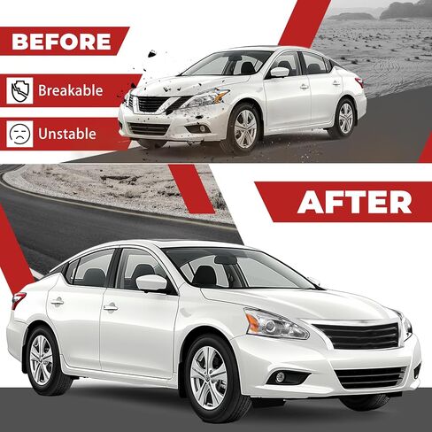 HECASA Front Bumper Grill Upper Grille Compatible with 2013 2014 2015 Nissan Altima Sedan Replacement for 623103TA0A NI1200250 Insert Plastic(ABS) in Saudi Arabia