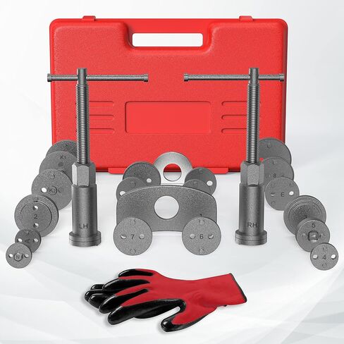 MOSTPLUS Universal Disc Brake Caliper Wind Back Tool and Piston Compression Sets-26 Pieces (Blue) in Kuwait