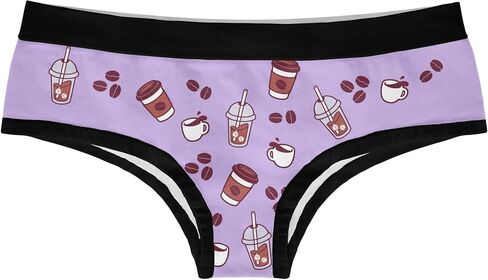 Crazy Dog T-Shirts Womens I Like Coffee And Maybe 3 People Panties Funny Bikini Brief Graphic Novelty Underwear in Saudi Arabia