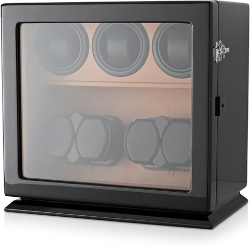 7 Watch Winder with Interior Light and Motor-Stop Option in Kuwait