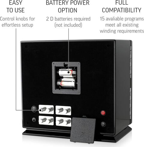 7 Watch Winder with Interior Light and Motor-Stop Option in Kuwait