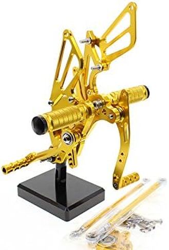 FXCNC CNC CBR1000RR BILLET دراجة نارية الأوتاد الخلفية الأوتاد الخلفية مجموعة الأقدام لوحات القدم القابلة للتعديل بالكامل متوافقة مع CBR1000 RR 2004 2005 2006 2007 in Saudi Arabia