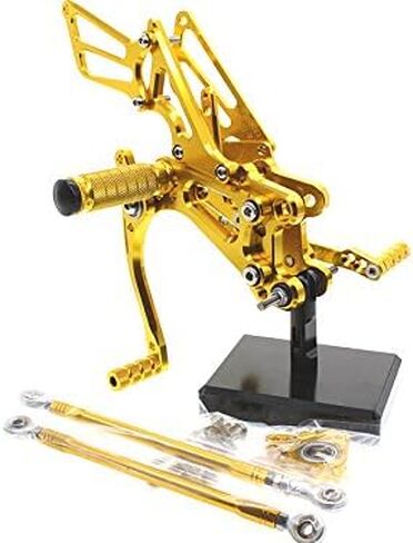 FXCNC CNC CBR1000RR BILLET دراجة نارية الأوتاد الخلفية الأوتاد الخلفية مجموعة الأقدام لوحات القدم القابلة للتعديل بالكامل متوافقة مع CBR1000 RR 2004 2005 2006 2007 in Saudi Arabia