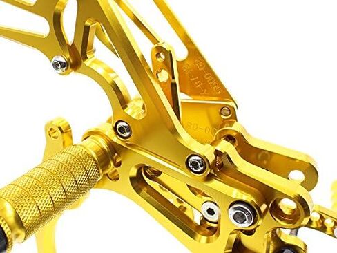 FXCNC CNC CBR1000RR BILLET دراجة نارية الأوتاد الخلفية الأوتاد الخلفية مجموعة الأقدام لوحات القدم القابلة للتعديل بالكامل متوافقة مع CBR1000 RR 2004 2005 2006 2007 in Saudi Arabia