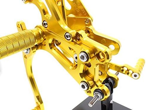 FXCNC CNC CBR1000RR BILLET دراجة نارية الأوتاد الخلفية الأوتاد الخلفية مجموعة الأقدام لوحات القدم القابلة للتعديل بالكامل متوافقة مع CBR1000 RR 2004 2005 2006 2007 in Saudi Arabia