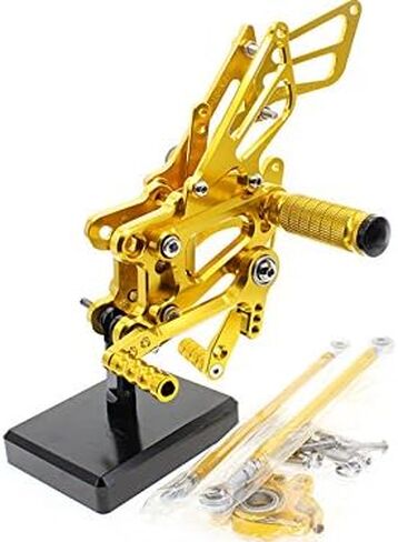FXCNC CNC CBR1000RR BILLET دراجة نارية الأوتاد الخلفية الأوتاد الخلفية مجموعة الأقدام لوحات القدم القابلة للتعديل بالكامل متوافقة مع CBR1000 RR 2004 2005 2006 2007 in Saudi Arabia