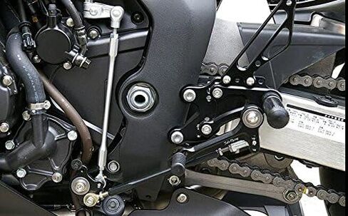 FXCNC CNC CBR1000RR BILLET دراجة نارية الأوتاد الخلفية الأوتاد الخلفية مجموعة الأقدام لوحات القدم القابلة للتعديل بالكامل متوافقة مع CBR1000 RR 2004 2005 2006 2007 in Saudi Arabia