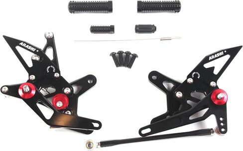 V2.0 REALSETS قابل للتعديل متوافق مع Kawasaki Ninja ZX6R ZX636 2007-2008 ، أسود in Kuwait