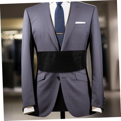 Cummerbund Waist Band for Tuxedo and Formal Wear Corset Waist Support Comfortable Fit for Groomsmen and Weddings in Saudi Arabia