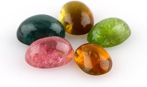 5 قطع، 14 × 10 مم، عقيق أسود طبيعي من AURA GEMS، كابوشون، بيضاوي، شكل، مستلزمات صناعة المجوهرات، أحجار كريمة شفاء طاقة شاكرا، كريستال حقيقي، حجر الميلاد، صفقة بيع بالجملة in Saudi Arabia