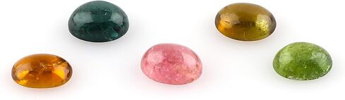 5 قطع، 14 × 10 مم، عقيق أسود طبيعي من AURA GEMS، كابوشون، بيضاوي، شكل، مستلزمات صناعة المجوهرات، أحجار كريمة شفاء طاقة شاكرا، كريستال حقيقي، حجر الميلاد، صفقة بيع بالجملة in Saudi Arabia