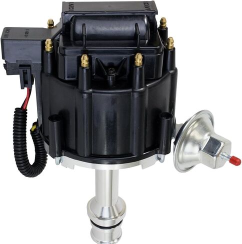 TSP - HEI Distributor with Black Cap, compatible with Ford Small Block V8 (221-302) - JM6502BK in Saudi Arabia