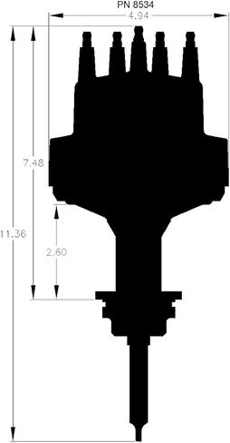 MSD 8534 Pro-Billet Distributor in Saudi Arabia