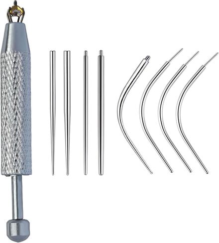 Piercing Taper and Piercing Ball Grabber Tool Kit 14G 16G 18G and 20G Piercing Taper Insertion Tools for Flat Back Internal, External, Threadless Piercing Jewelry in Kuwait