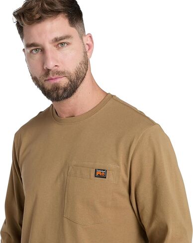Timberland PRO Men's Core Pocket Long-Sleeve T-Shirt, Navy in Saudi Arabia