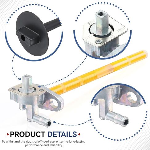 Fuel Vavle Petcock Lever إيقاف تشغيل الخزان لصالح Honda Rancher 420 TRX420 2007-2014 16950-HP5-601 16963-HP5-600 in Saudi Arabia